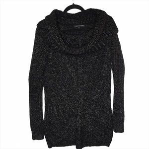 Foreign Exchange Cowl Neck Knitted Sweater Size S